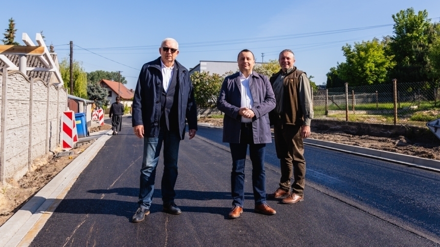 Nowy asfalt w Lginiu jeszcze przed wakacjami. Powiat Wschowski kończy drugi etap przebudowy