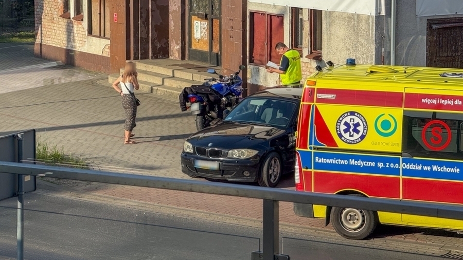 Kolizja przy Kinie Hel. Mieszkanka gminy Szlichtyngowa wymusiła pierwszeństwo