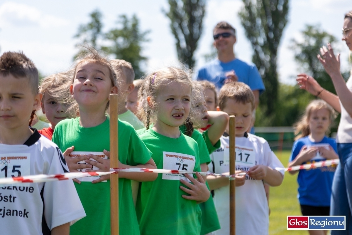 Sportowe święto najmłodszych we Wschowie. Po raz jedenasty pobiegli Sprintem do Maratonu