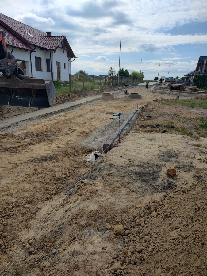 Przebudowa drogi w Goli. Co słychać na placu budowy
