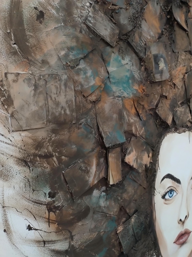 Przemysław Adamowski ozdabia wschowskie liceum. Kolejny mural powstał w bibliotece
