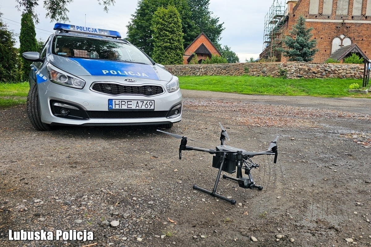 Policyjny dron nad Wschową. Ujawniono 80 wykroczeń na krajowej dwunastce WIDEO