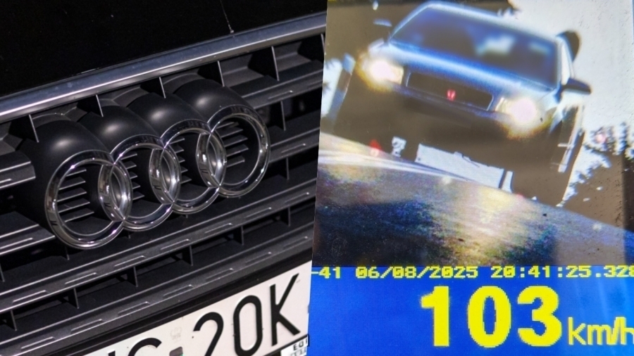 103 kmh przez Dryżynę. Kierowca Audi stracił prawo jazdy na trzy miesiące