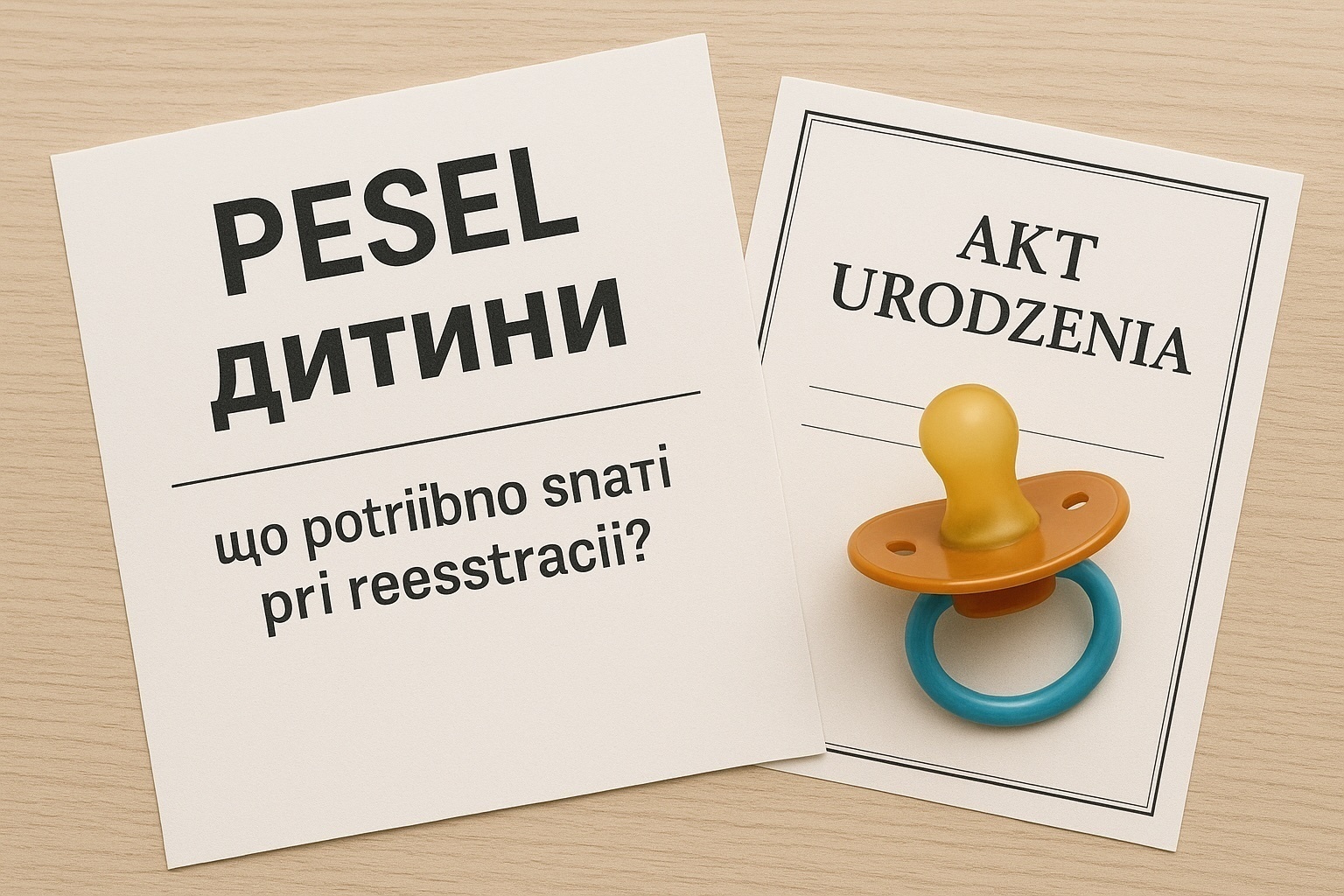 PESEL dziecka co trzeba wiedzieć przy rejestracji