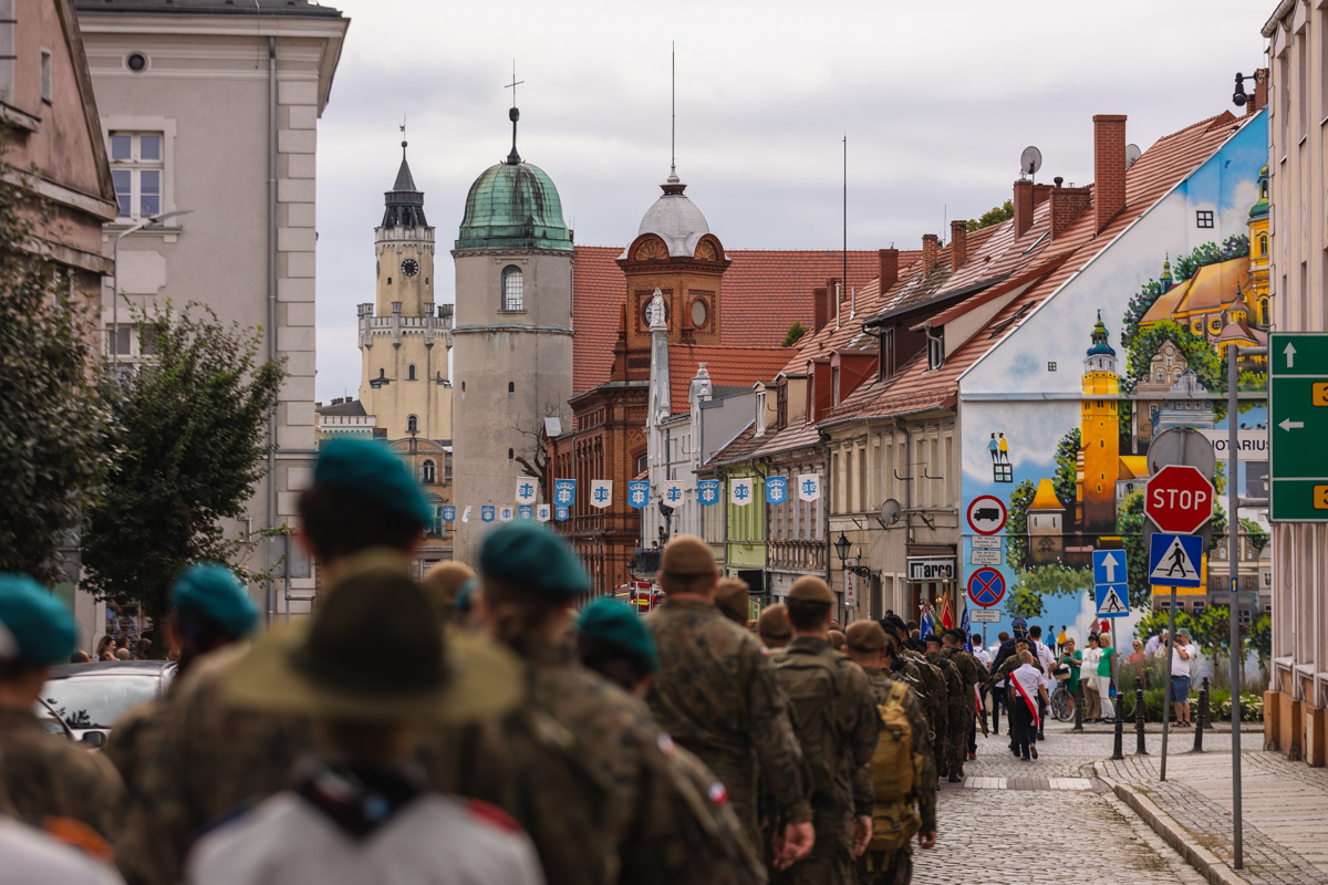 Żołnierze podczas Rajdu na Wschowę