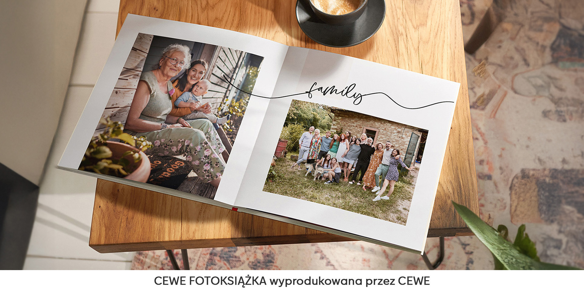 Fotoksiążka z wydarzeń rodzinnych chrzciny komunie i jubileusze na jednej osi czasu