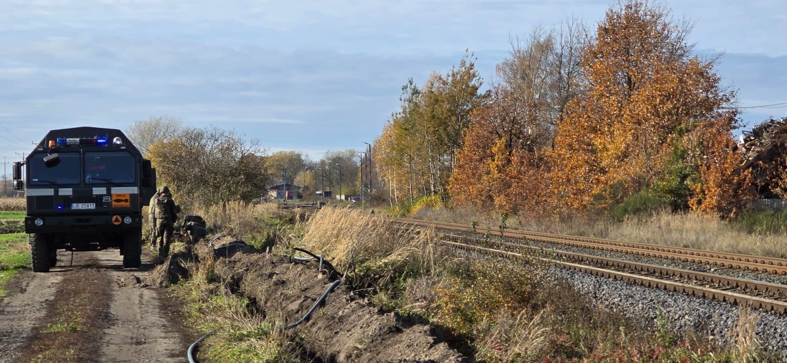 Trasa kolejowa Leszno-Głogów zamknięta. Znaleziono amunicję przeciwpancerną