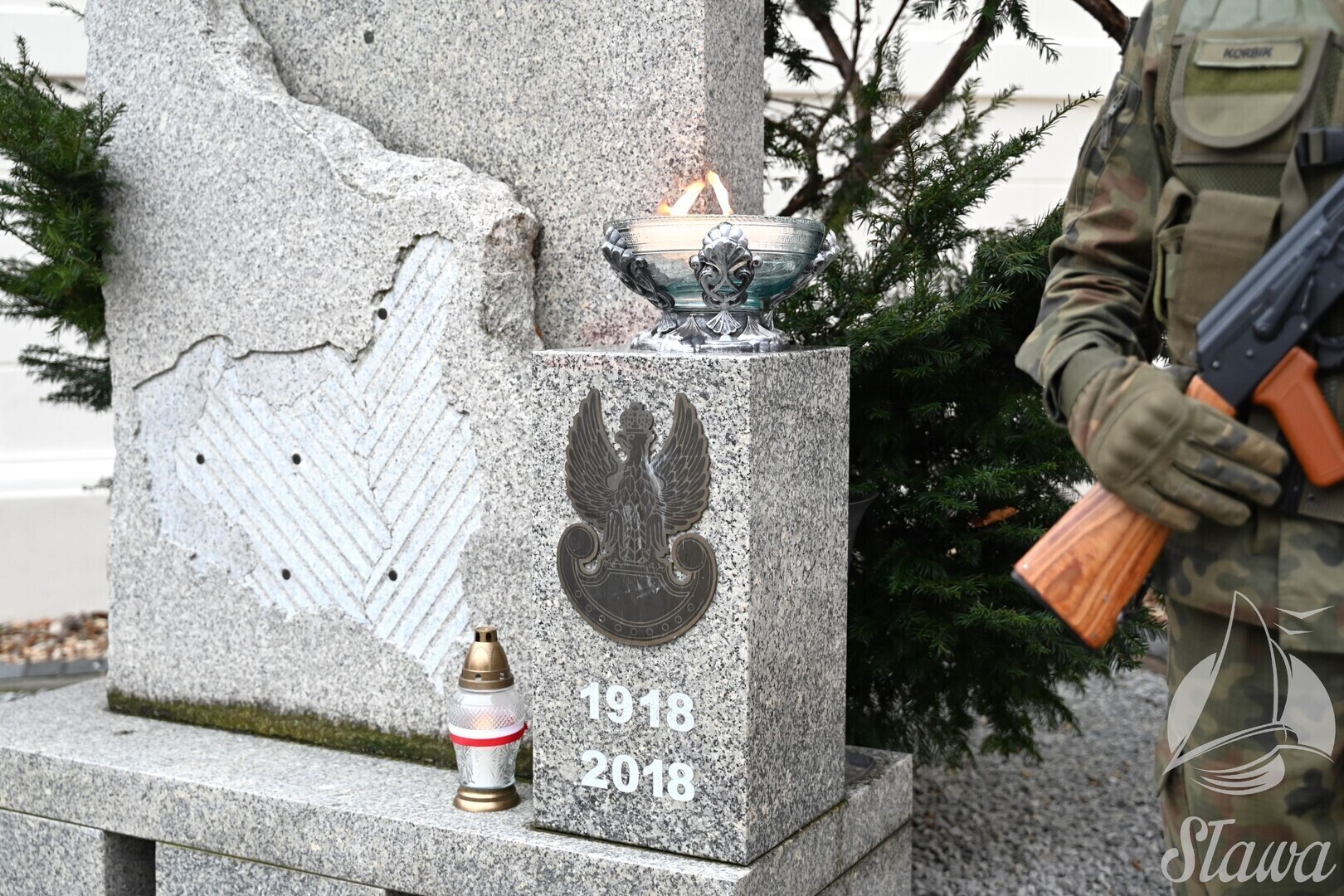 11 listopada w Sławie. Mieszkańcy uczcili 107. rocznicę odzyskania niepodległości