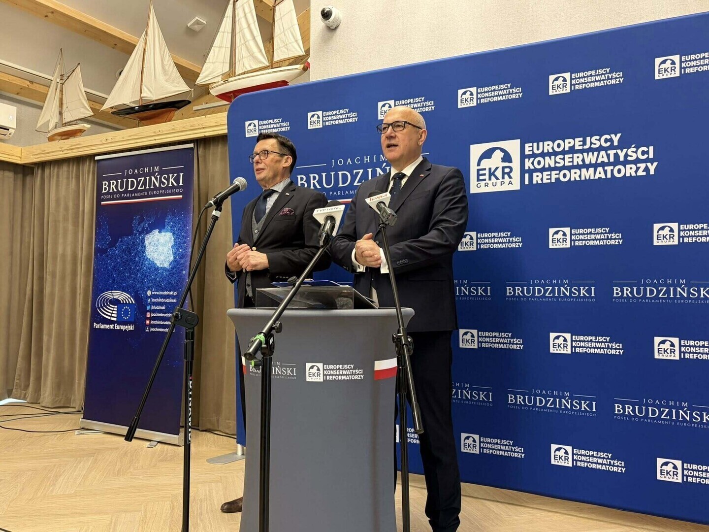 Konferencja PiS w Sławie. Obajtek Ast Błaszczak Brudziński i Szefernaker o bezpieczeństwie Polski