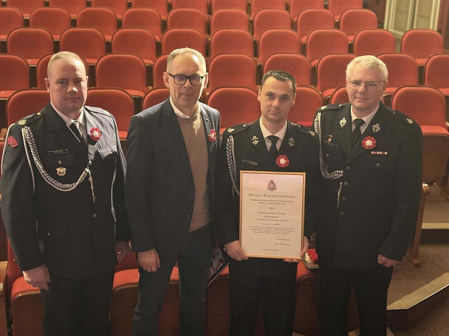 OSP Konradowo włączone do Krajowego Systemu Ratowniczo-Gaśniczego