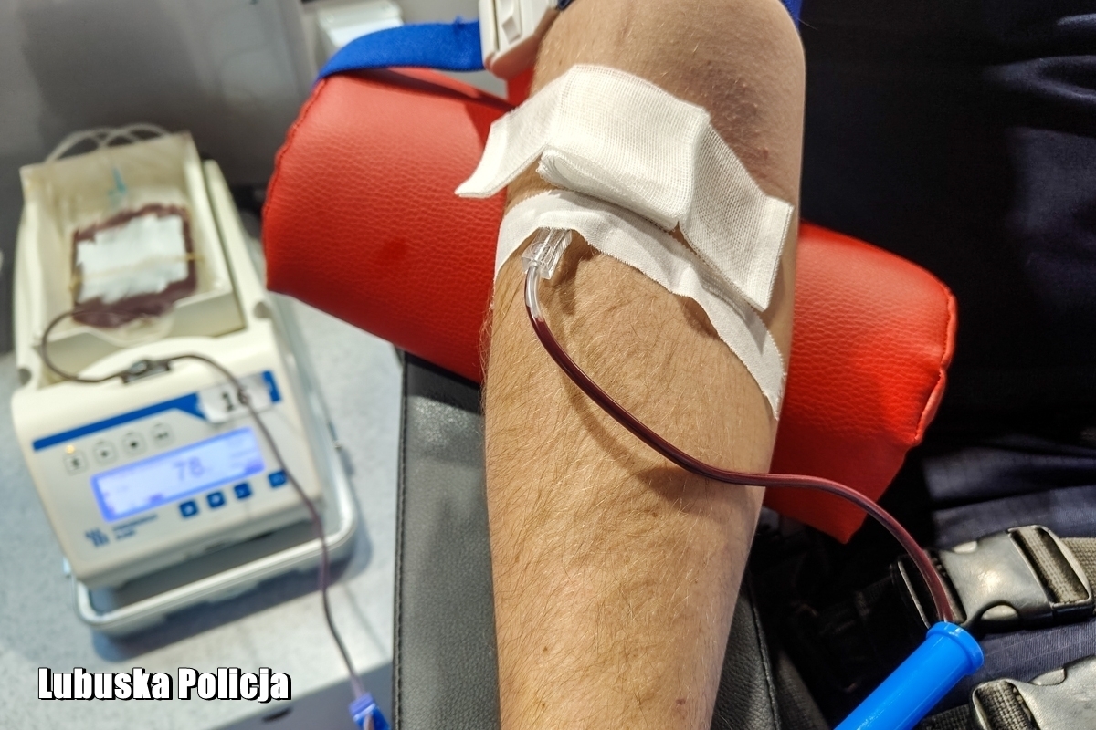 Oddali ponad 10 litrów krwi. Udana akcja przed wschowską komendą