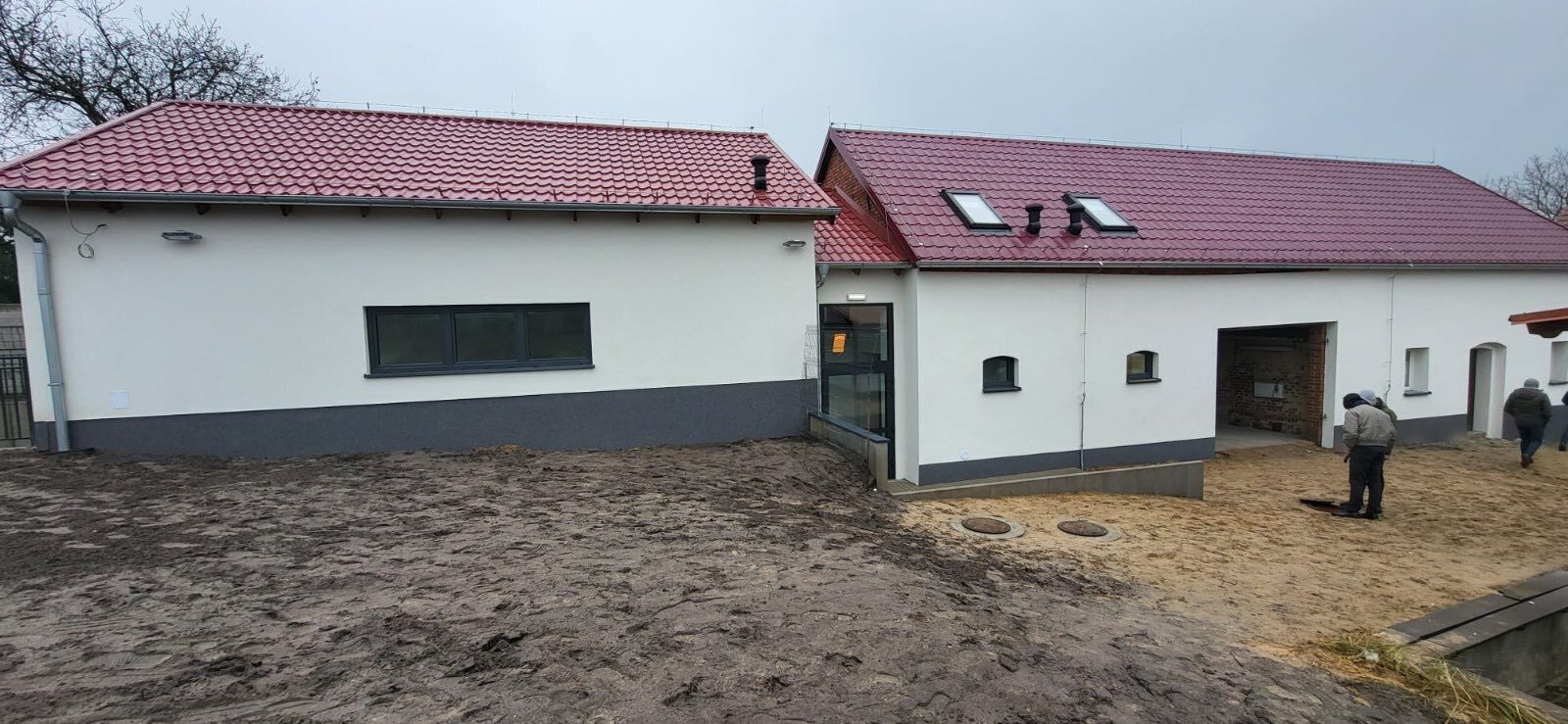 Remiza OSP Łysiny-Wygnańczyce w Wygnańczycach po remoncie