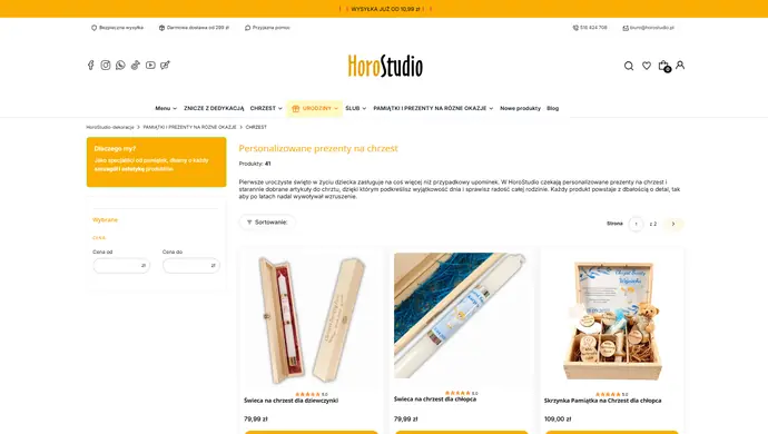 Najpiękniejsze personalizowane prezenty na chrzest dla dziewczynki i chłopca