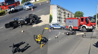 Zderzenie motocykla z oplem na skrzyżowaniu w Górze. „Tam powinno być rondo!”