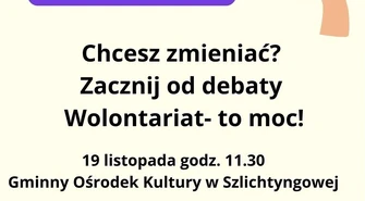 Kowalewianki zapraszają na debatę. Temat to wolontariat lokalny