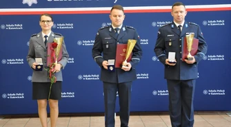 Wschowski policjant w czołówce kraju. Dominik Fedyczkowski trzeci w turnieju dyżurnych