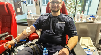 Oddali ponad 10 litrów krwi. Udana akcja przed wschowską komendą