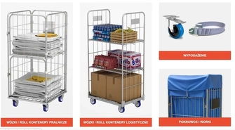 Profesjonalne wózki pralnicze – klucz do efektywnej logistyki tekstyliów 