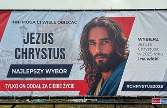 Katolicka Wschowa z przekazem na czas wyborów. Jezus Chrystus najlepszy wybór
