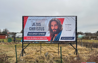 Katolicka Wschowa z przekazem na czas wyborów. Jezus Chrystus najlepszy wybór