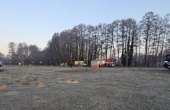 Wypadek w Radzyniu. Maszyna do wiercenia studni przygniotła mężczyznę