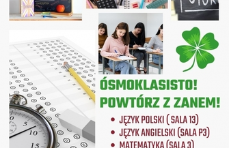 100 dni do egzaminu egzaminu ósmoklasisty. I LO we Wschowie zaprasza na darmowe warsztaty