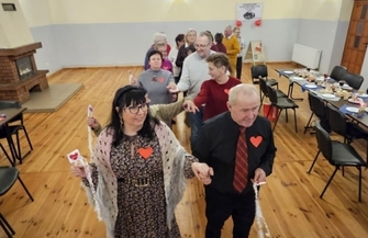 Walentynki w Tylewicach. Seniorzy bawili się przy muzyce i poezji