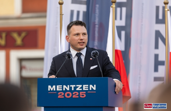 Mentzen we Wschowie. Tłumy na spotkaniu z kandydatem Konfederacji ZDJĘCIA