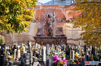 Tryptyk na cmentarzu parafialnym został domknięty. Sąd Zmartwychwstanie i Jeruzalem WIDEO