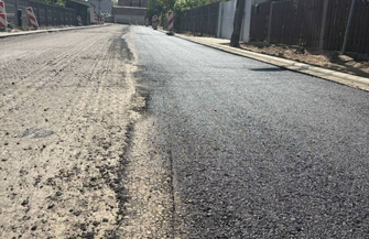 Powiat Wschowski przebudowuje drogę w Lginiu. Co słychać na placu budowy