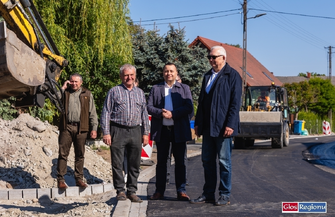 Nowy asfalt w Lginiu jeszcze przed wakacjami. Powiat Wschowski kończy drugi etap przebudowy