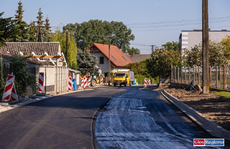 Nowy asfalt w Lginiu jeszcze przed wakacjami. Powiat Wschowski kończy drugi etap przebudowy