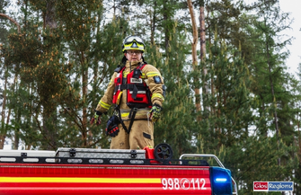Strażacy ćwiczyli walkęz pożarem lasu. W manewrach wzięło udział 20 zastępów ZDJĘCIA
