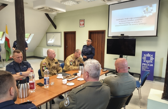 Służby szykują się na lato. W KPP we Wschowie rozmawiali o bezpieczeństwie