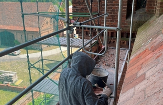 Renowacja kościoła w Lginiu wyprzedza harmonogram o dwa miesiące