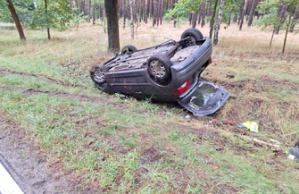 Dachowanie na trasie Wygnańczyce Stare Strącze ZDJĘCIA