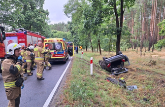 Dachowanie na trasie Wygnańczyce Stare Strącze ZDJĘCIA