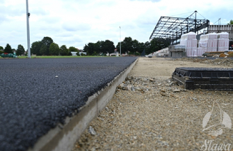 Boisko bieżnia i trybuny. Coraz bliżej oddania nowego Stadionu Miejskiego w Sławie