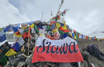 Mieszkaniec gminy Sława jako pierwszy Polak zdobył szczyt Kanamo West. Flaga gminy powiewała na wysokości 5974 metrów