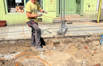 Chodniki z granitu do końca sierpnia. Deptak na Bohaterów Westerplatte w budowie FOTO