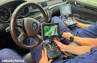 Policyjny dron nad Wschową. Ujawniono 80 wykroczeń na krajowej dwunastce WIDEO