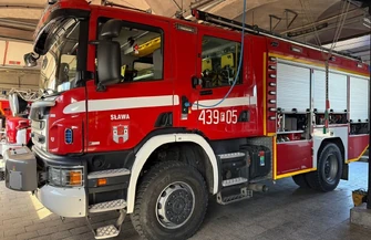 Komendant wojewódzki PSP odwiedził OSP Sława