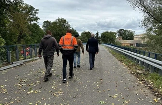 Remonty w Wyszanowie rozpoczęte. Powiat naprawia most i drogę uszkodzone przez powódź FOTO