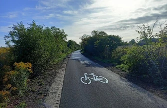Na rowerze śladem nieczynnej linii kolejowej. Szlichtyngowa-Dryżyna na finiszu