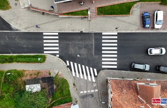 Plac Grunwaldupo przebudowie. Powiat Wschowski zakończył serię inwestycji drogowych