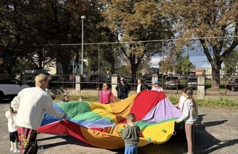 Piknik Wspólnoty przy ulicy Kopernika. Było wspólne gotowanie rozmowy i dobra zabawa.
