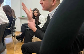 I LO we Wschowie na Okrągłym Stole Uczniowskim. Młodzież spotkała się z minister BarbarąNowacką