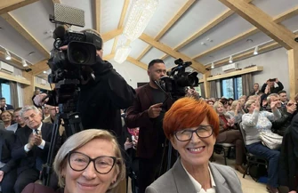 Konferencja PiS w Sławie. Obajtek Ast Błaszczak Brudziński i Szefernaker o bezpieczeństwie Polski