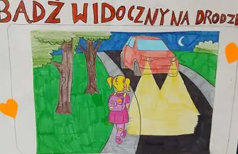 Policjanci uczyli dzieci bezpieczeństwa. SP3 w konkursie Odblaskowa Szkoła