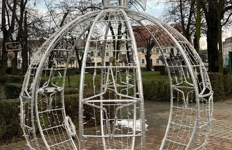 Szlichtyngowa świeci na święta. W centrum stanęła choinka 3D